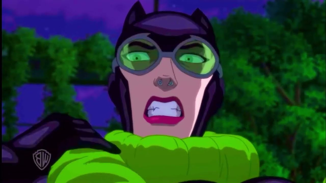 Catwoman strangled ryona