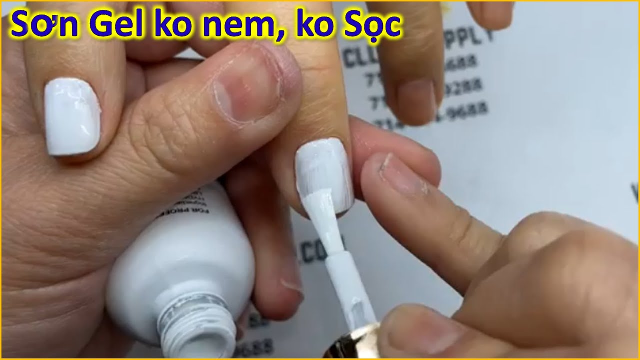 Cách Sơn Gel Ko bị Lem, dễ kiếm tiền | Christine Lam