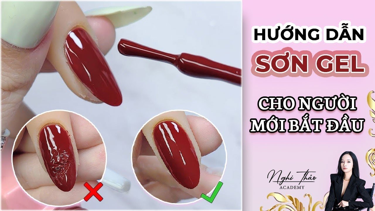 Cách sơn gel đều màu