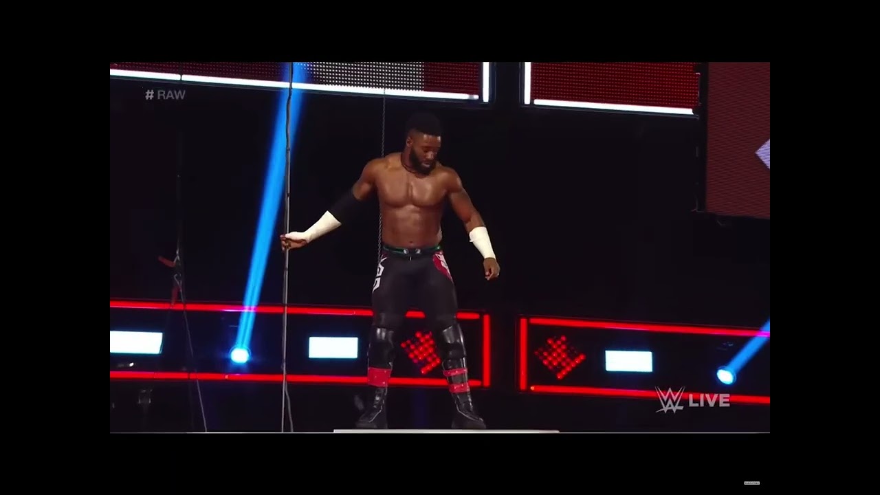 Cedric Alexander Jumps Off The Titantron 7/29/19
