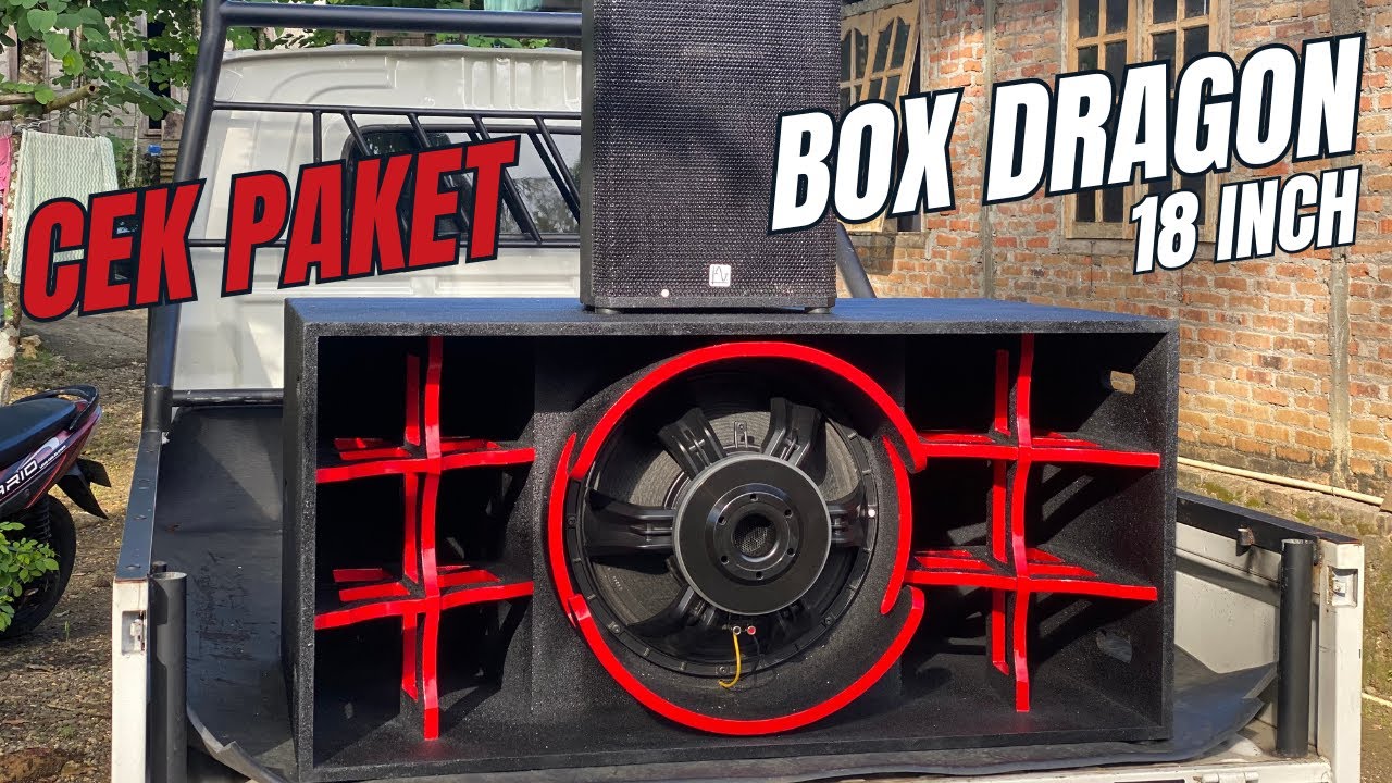 CEK PAKET 18 INCH PAKAI BOX DRAGON
