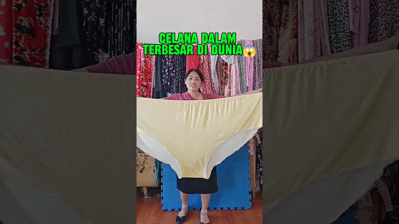 CELANA DALAM TERBESAR DIDUNIA 😱 #shorts