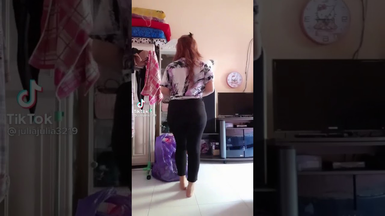 Celana legging ketat||bokong semok tik tok viral bokong semok