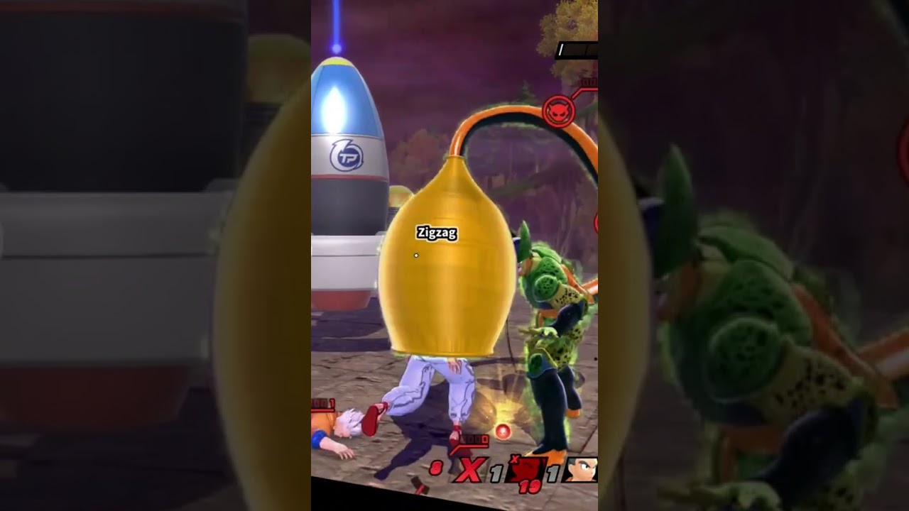 Cell absorbs bulma (DRAGON BALL THE BREAKERS)