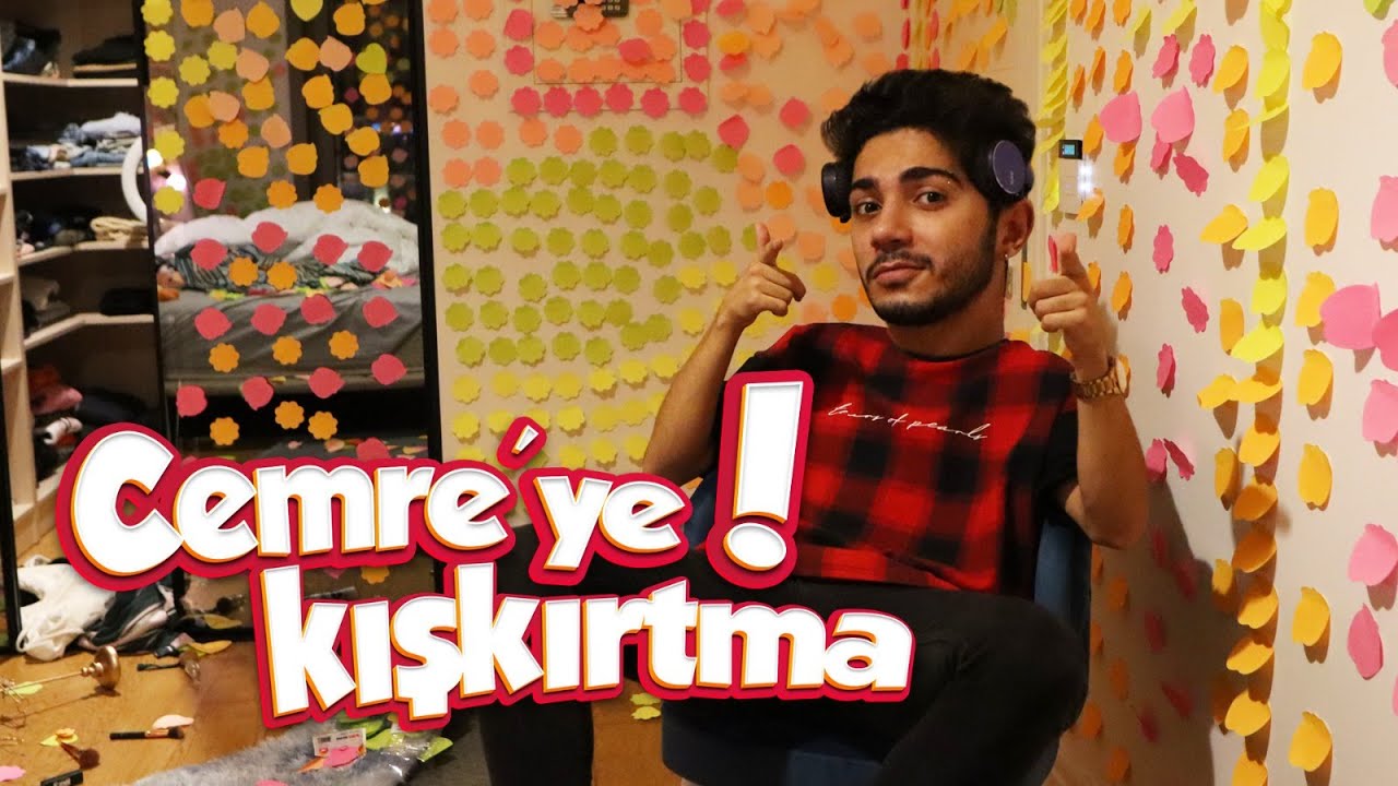 CEMRE SOLMAZA YENİ EV KIŞKIRTMASI | 3000 POSTİT İLE ODASINI KAPLADIM