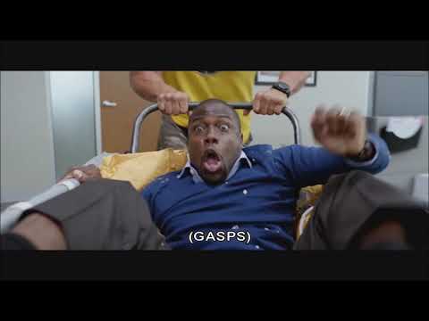 Central Intelligence office shootout funny scene KEVIN HART DWAYNE JOHNSON