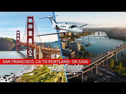 CESSNA C510 MUSTANG | San Franciso California to Portland Oregan | VATSIM LIVE ATC