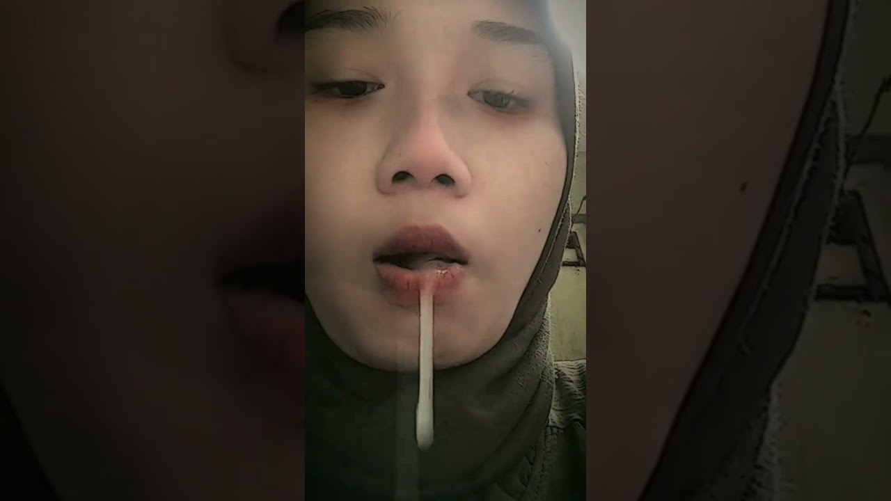 cewe hijab keluar air liur#viralvideo #cewehijab