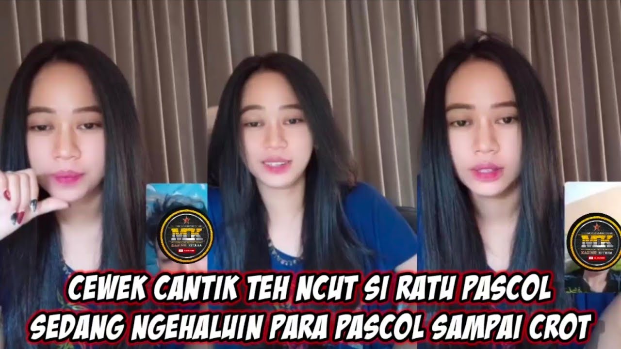 Cewek cantik Teh Ncut si Ratu pascOL Sedang ngehaluin para pascOL sampai CrOt