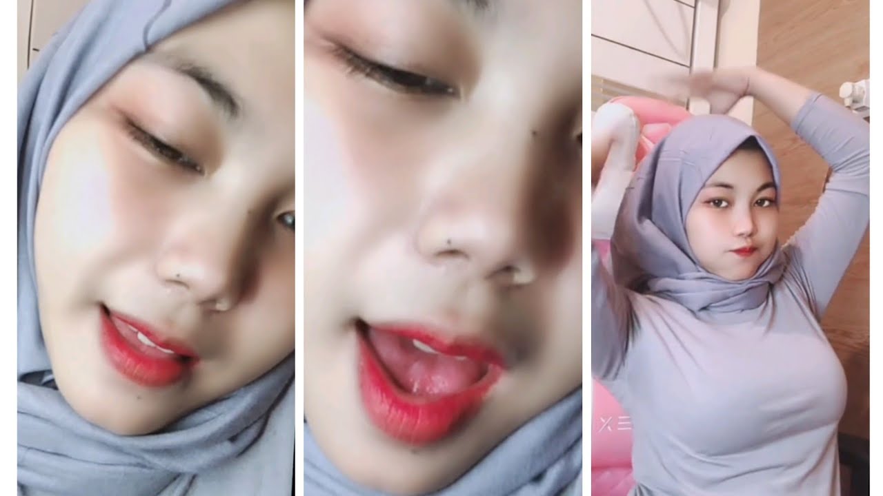 cewek hijab sange gak tahan bigo live