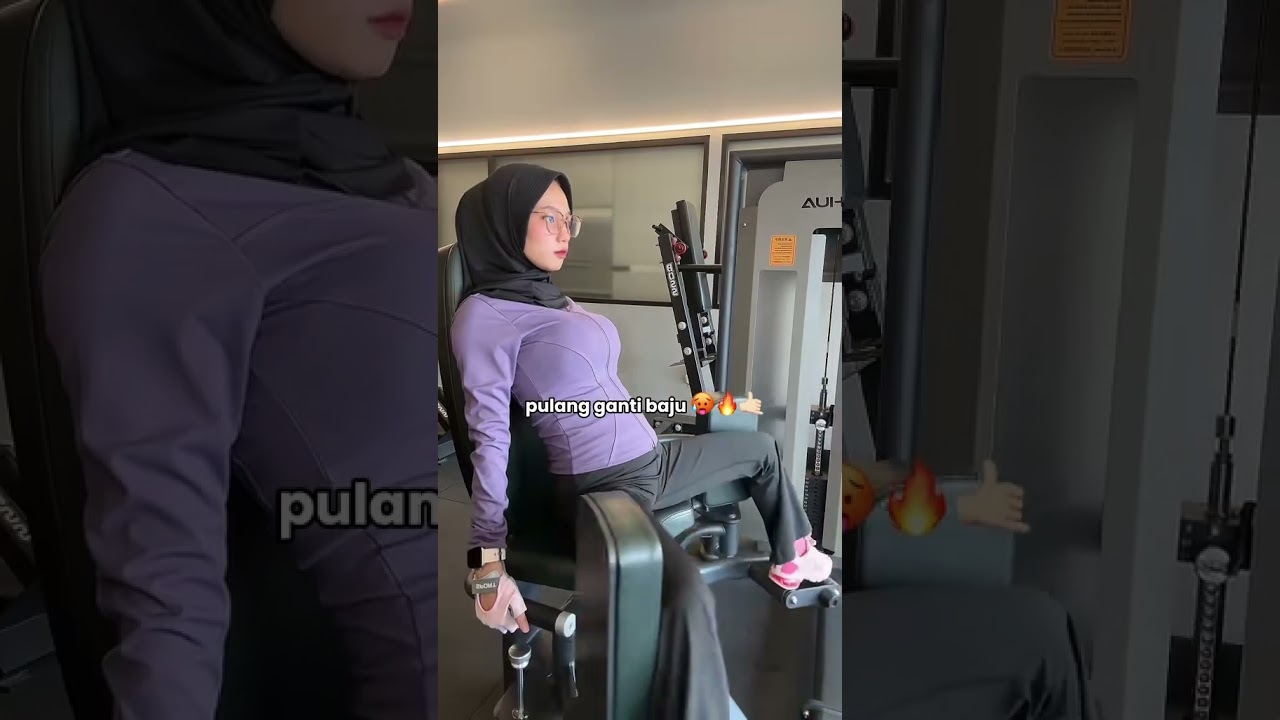 Cewek Hijab Tiktok Fadhilahrzk mode jilbab dress & gym sport cantik hot