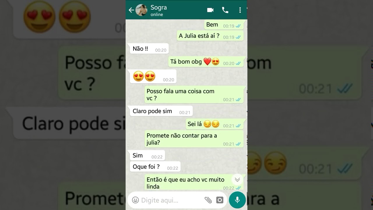 Chamei minha sogra pra trasar e ela foi ?