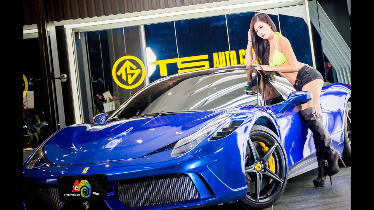 Chameleon sprayfilm Ferrari 458 Spray film for vehicle ( gloss blue )+ Reinforce