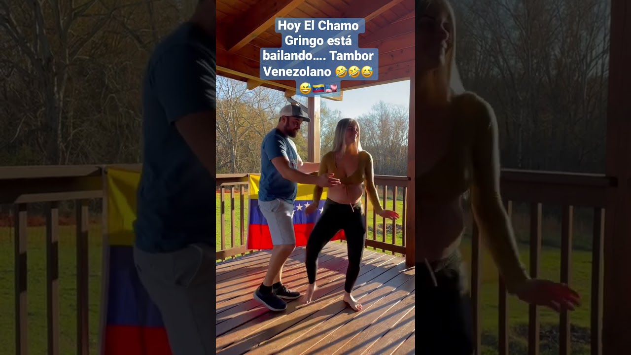 #Chamo #Gringo #bailando #tambor #venezolano #reir #gracioso #venezolana #venezuela #latino #epa