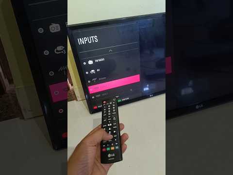change default input to HDMI in LG tv #inputs #hdmi #shorts