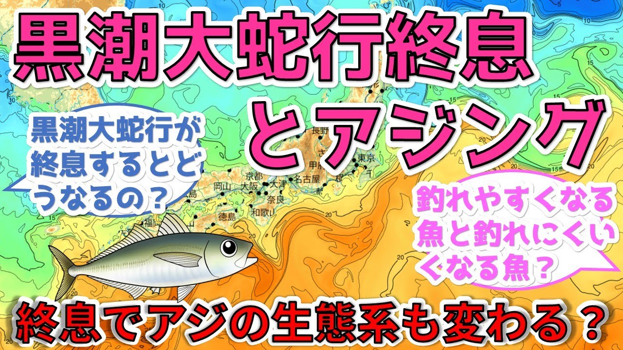 黒潮大蛇行終息とアジングの関係【ChatGPT】