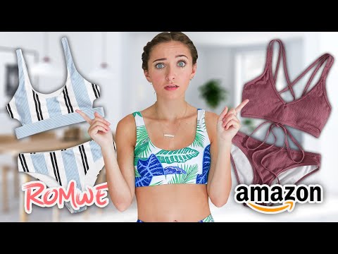 Cheap BIKINI Try On Haul | Romwe, Amazon, Target, Walmart, & Cupshe