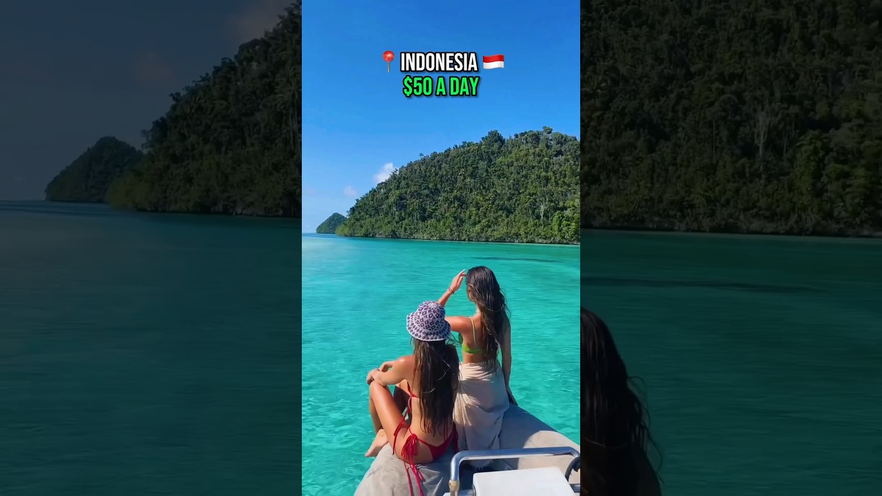 CHEAPEST PLACES TO TRAVEL WHEN ‘YOUNG & BROKE’ pt.2 #shorts #travel #destinations