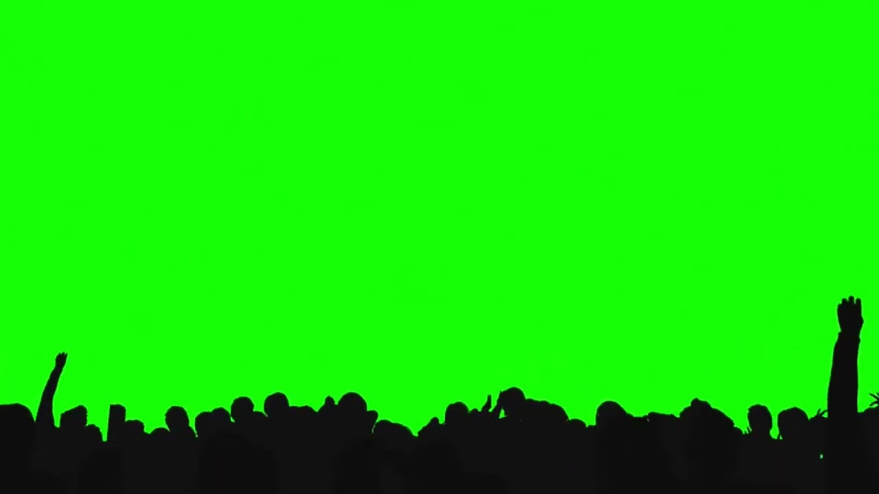 Cheering Audience Green Screen Effect