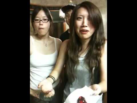 Chen chen ate strawberry wasabi!!