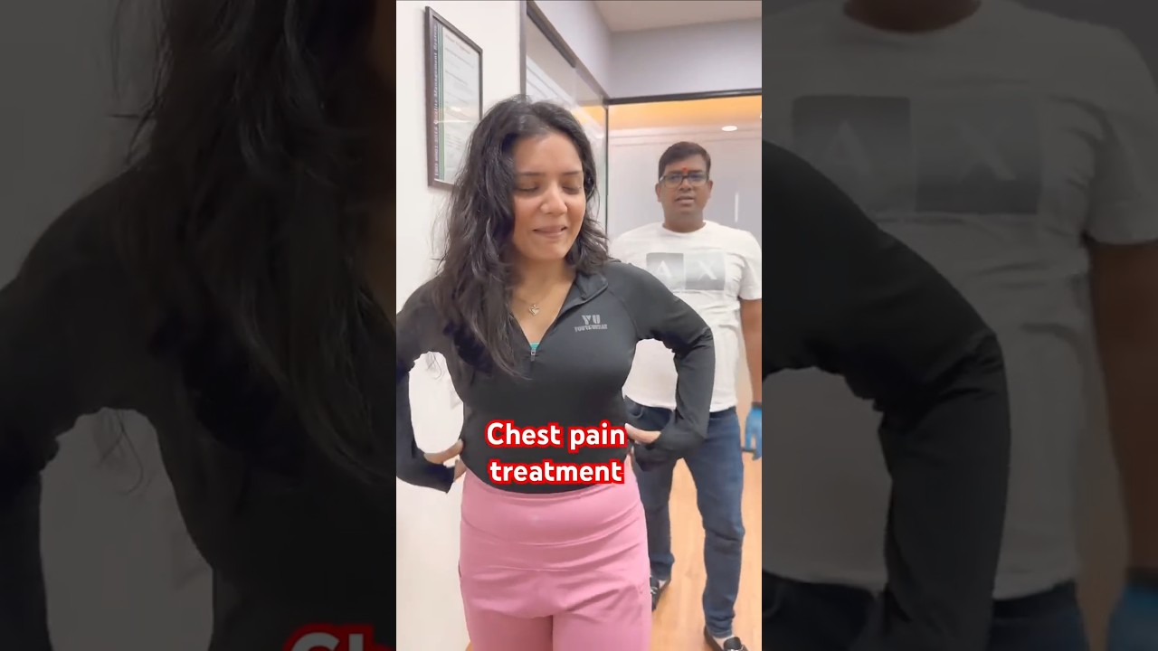 Chest pain treatment #drrajneeshkant #worldfamouschiropractor
