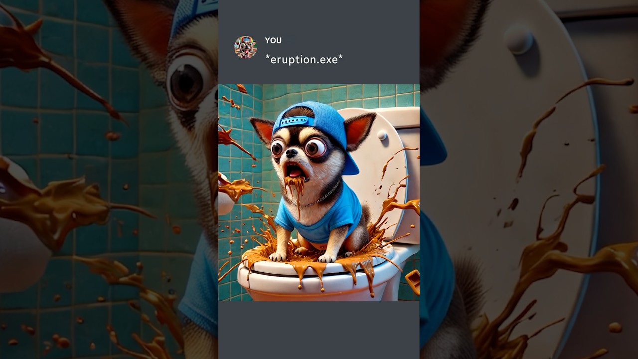 Chihuahua’s Bathroom Explosion #memes