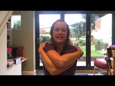Children's yoga balancing class
