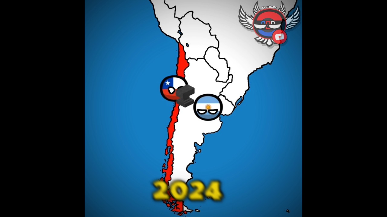 Chile's History 🇨🇱🌶️ | #countryballs #chile #history #shorts