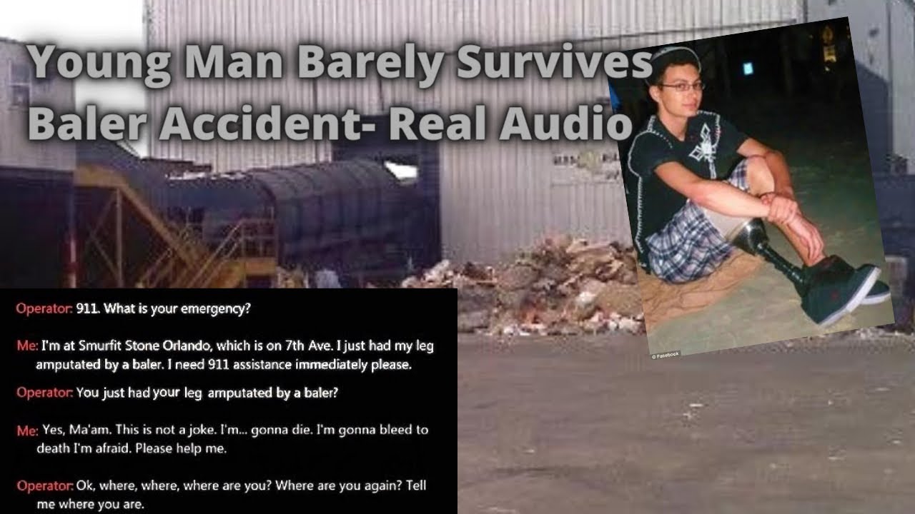 Chilling Real 911 Call- Amputated Foot/ Lower Leg