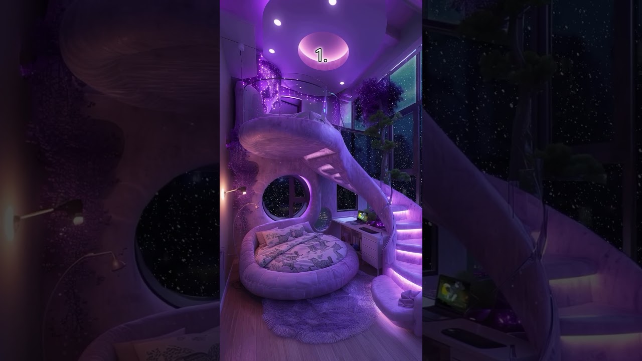 Choose your dream bedroom...🌧️⚡ #shorts