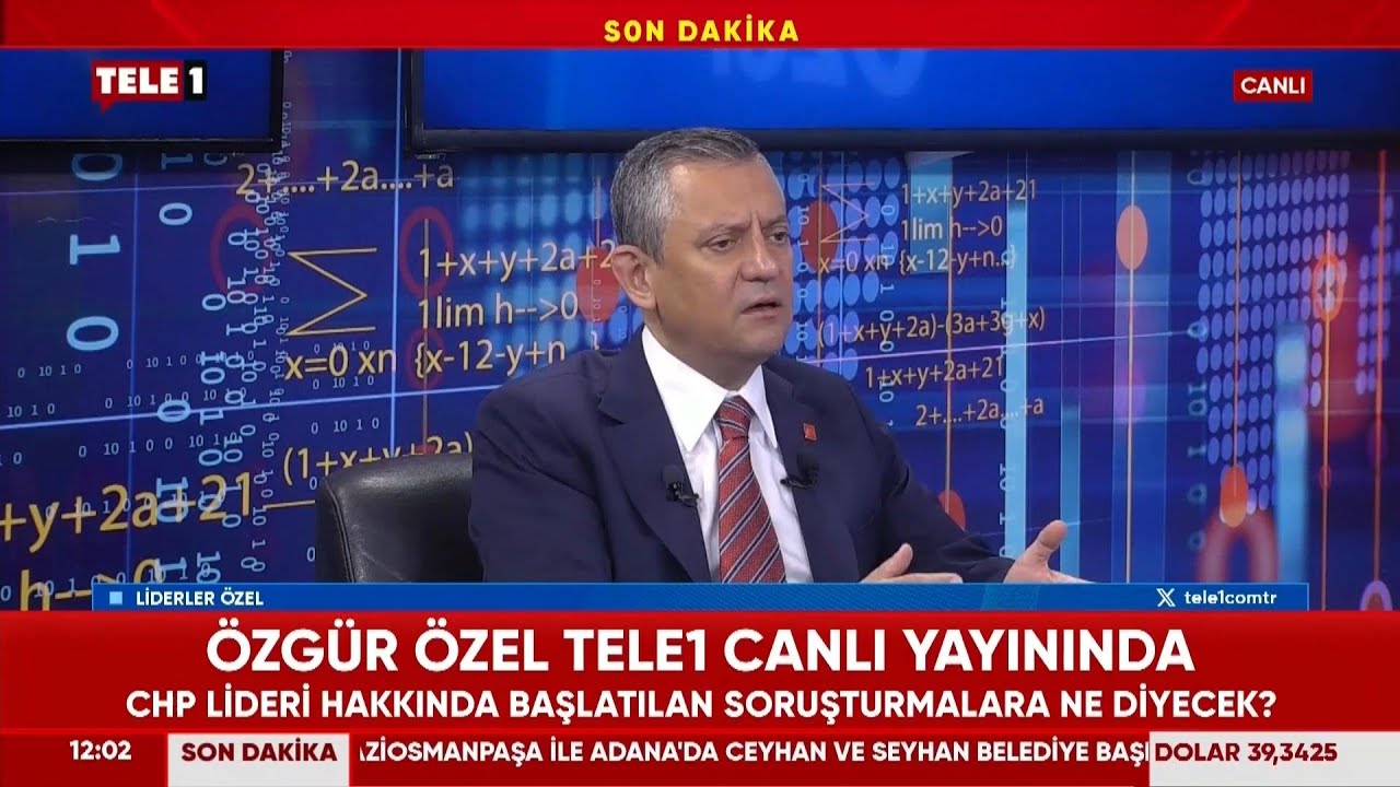 CHP GENEL BAŞKANI ÖZGÜR ÖZEL - TELE1 YAYINI 05/06/2025