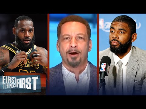 Chris Broussard reacts to Kyrie's disrespect of LeBron in comments of KD | NBA | FIRST THINGS FIRST