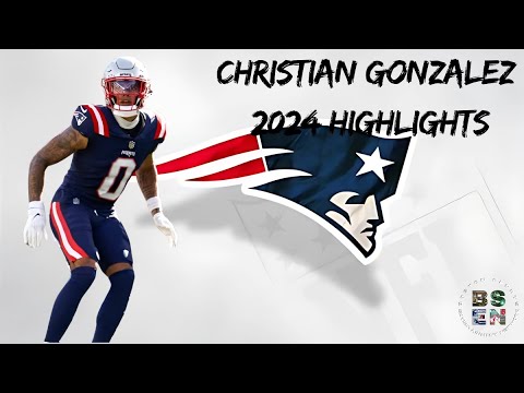 Christian Gonzalez 2024 New England Patriots Highlights