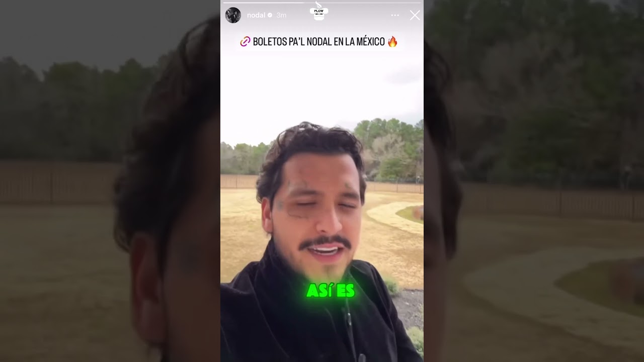Christian Nodal con tremendo cambio
