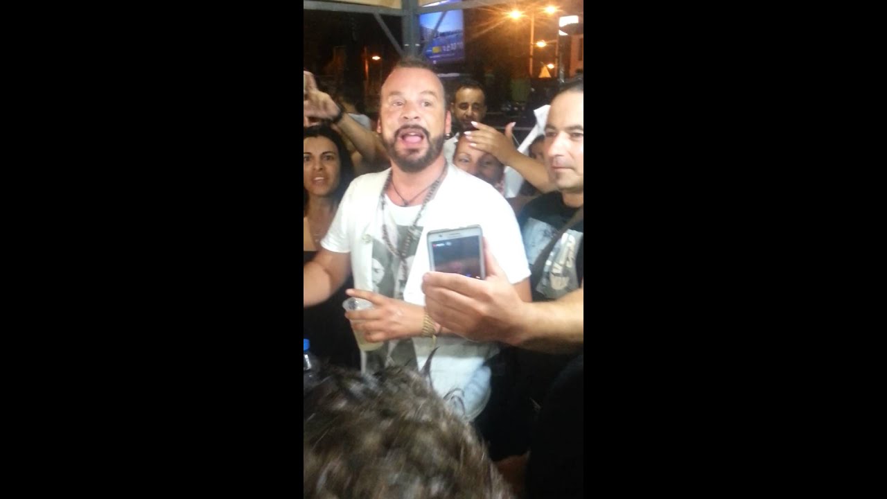 Christos Dantis after live in limassol Festival beer