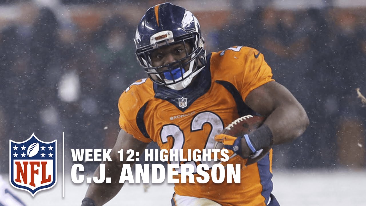C.J. Anderson Highlights (Week 12) | Patriots vs. Broncos | NFL