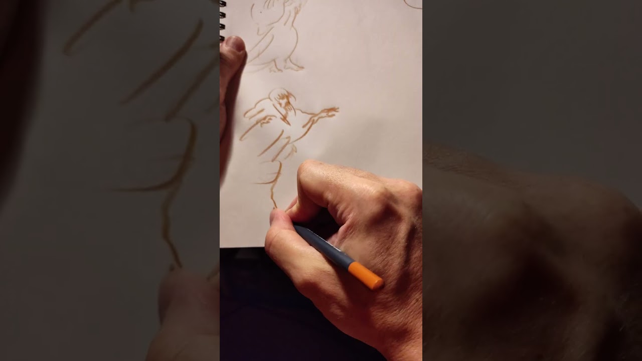 Classical poets vs Modern Man (raw drawing)