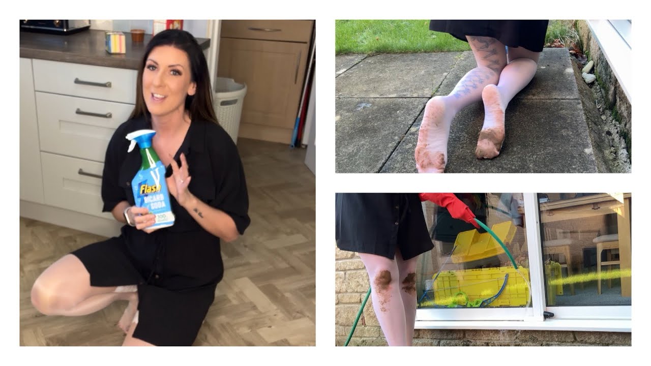 Clean With Me - Best Cleaning Products For Outdoors - Scrub The Patio Doors