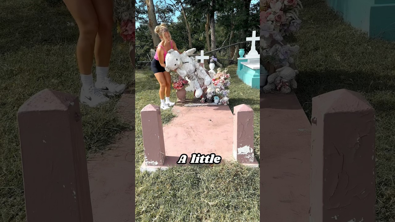 Cleaning a baby’s grave for free 🩷
