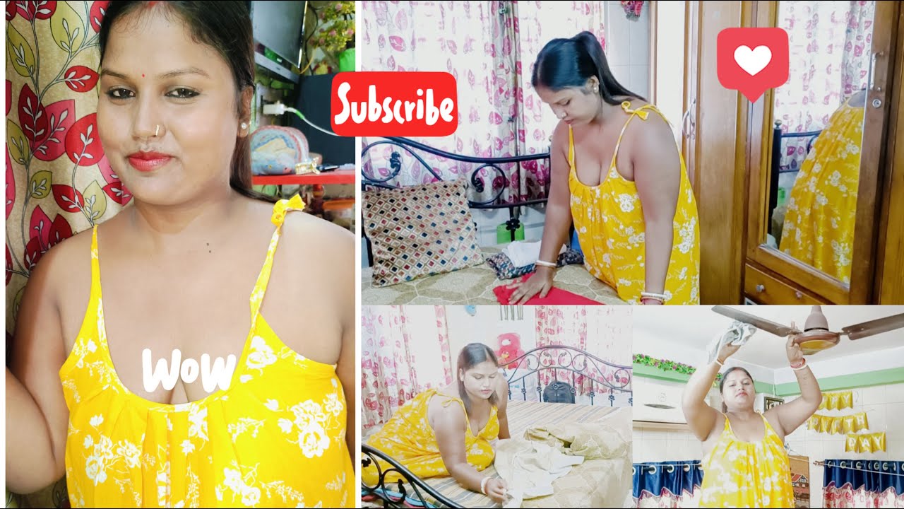 💞cleaning vlog indian nighty new/deep cleaning vlog/chotto ruma sona❤️