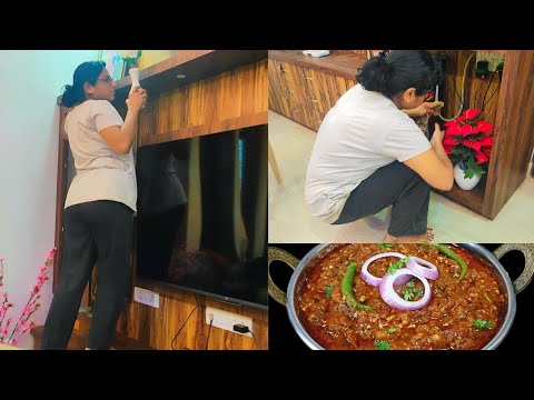 cleaning vlog/Indian housewife routine/daily work/Reena Tiwari Lifestyle ❤☺desi style cleaning