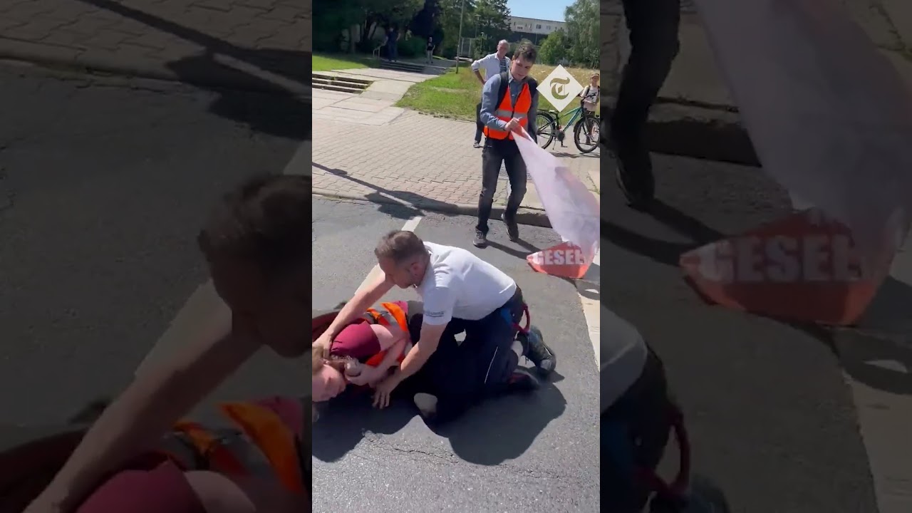 Climate protester run over by lorry in Germany