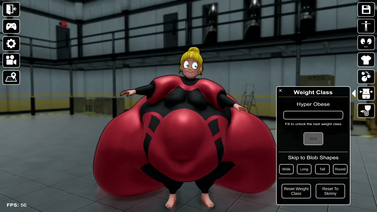 Climbing the Corporate Larder (Weight Gain Game) - Fat Girl