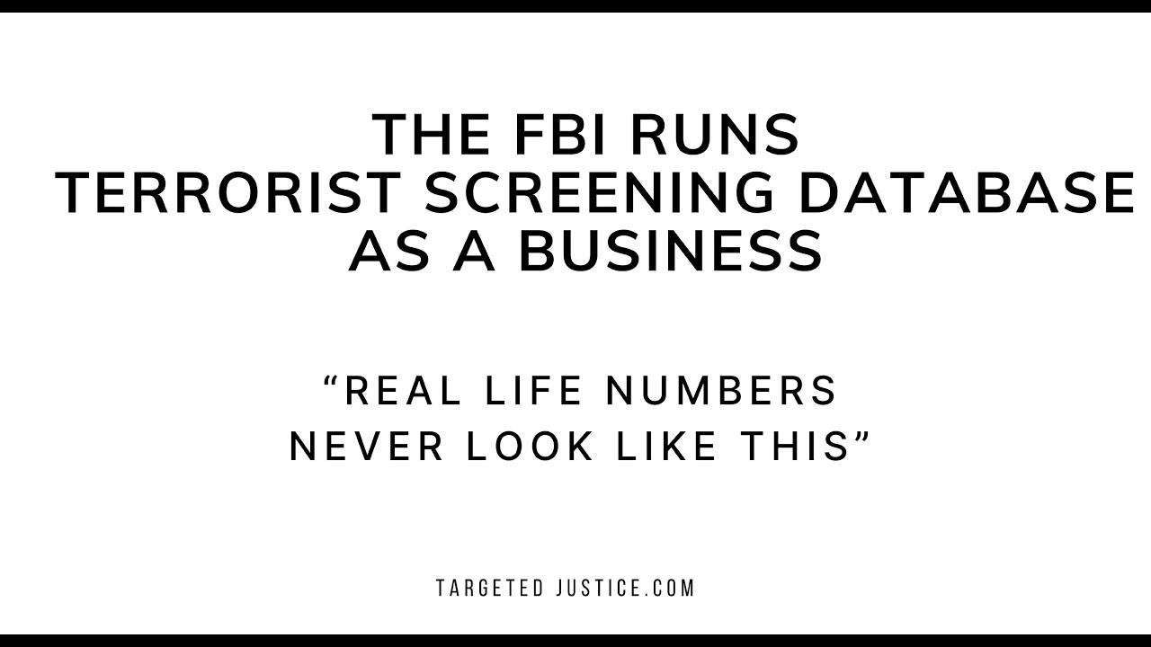 Clip: The FBI Runs TSDB as a Business
