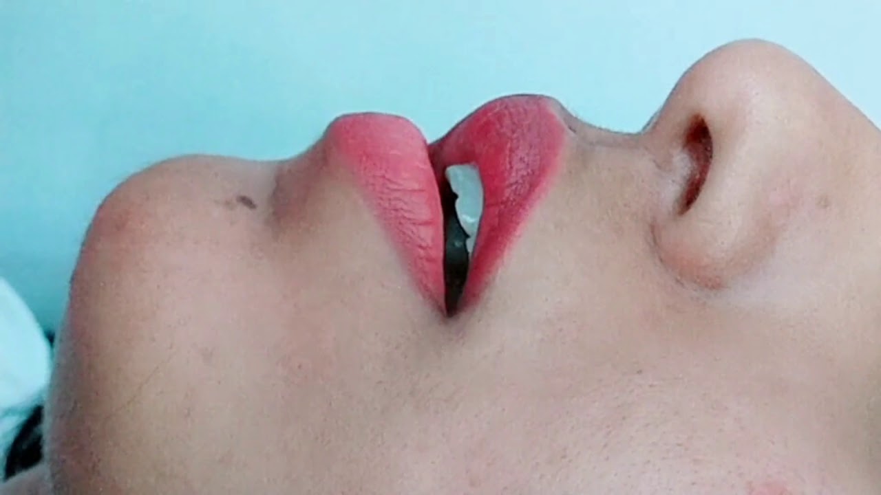 Close-up Asian | Desi  Woman | Hot Lips & Nose  | Nice South Asian - Desi Hot Lip
