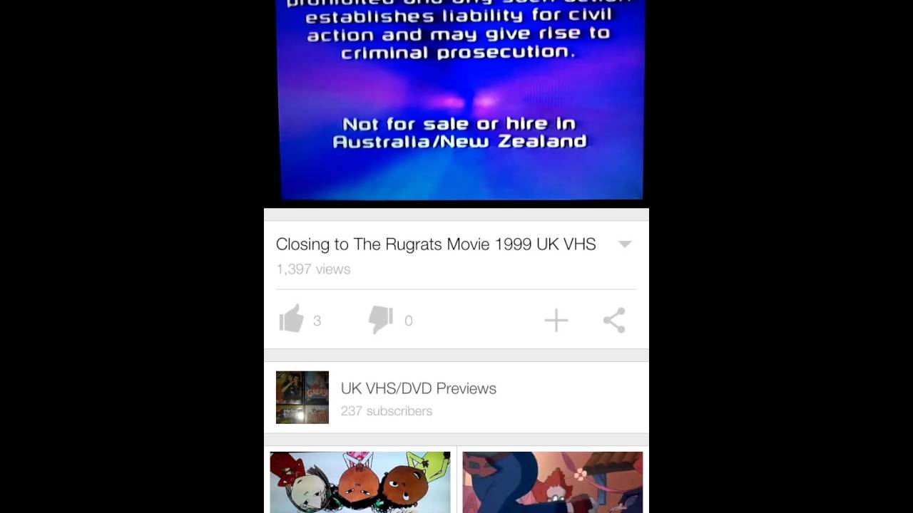 Closing movie Vhs Csupo