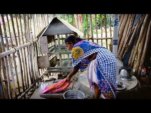 Cloth washing in Rural South India