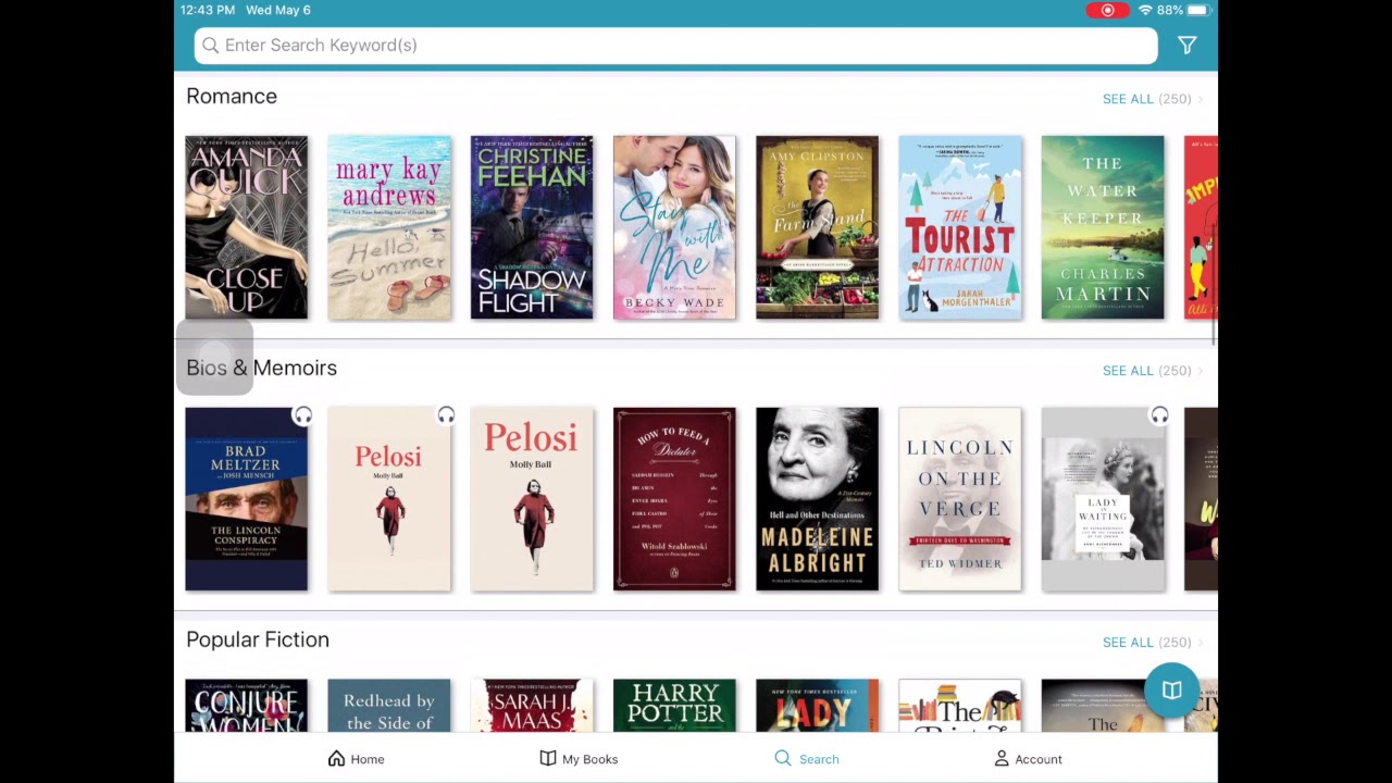 Cloud Library for eBooks & Audiobooks