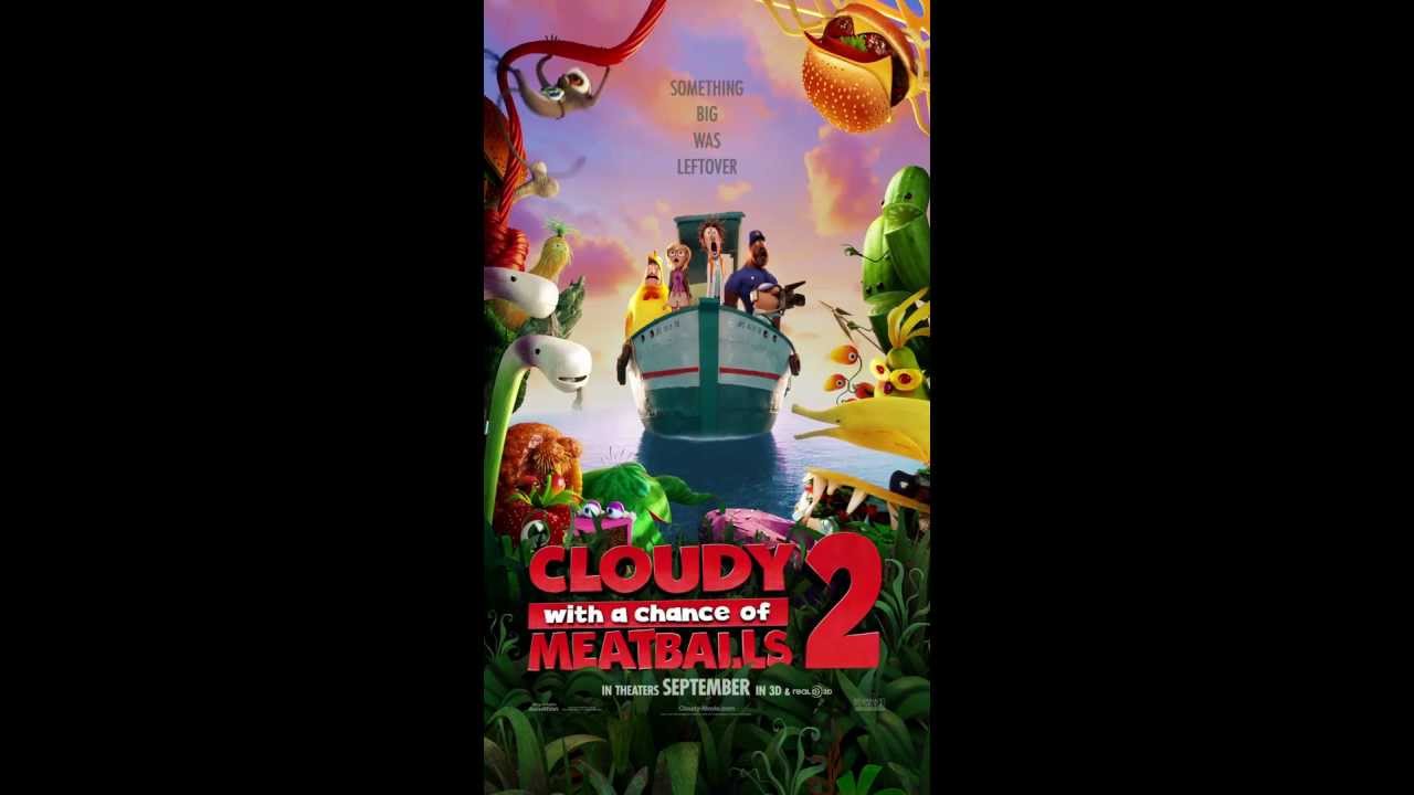 Cloudy With A Chance of Meatballs 2 motion poster