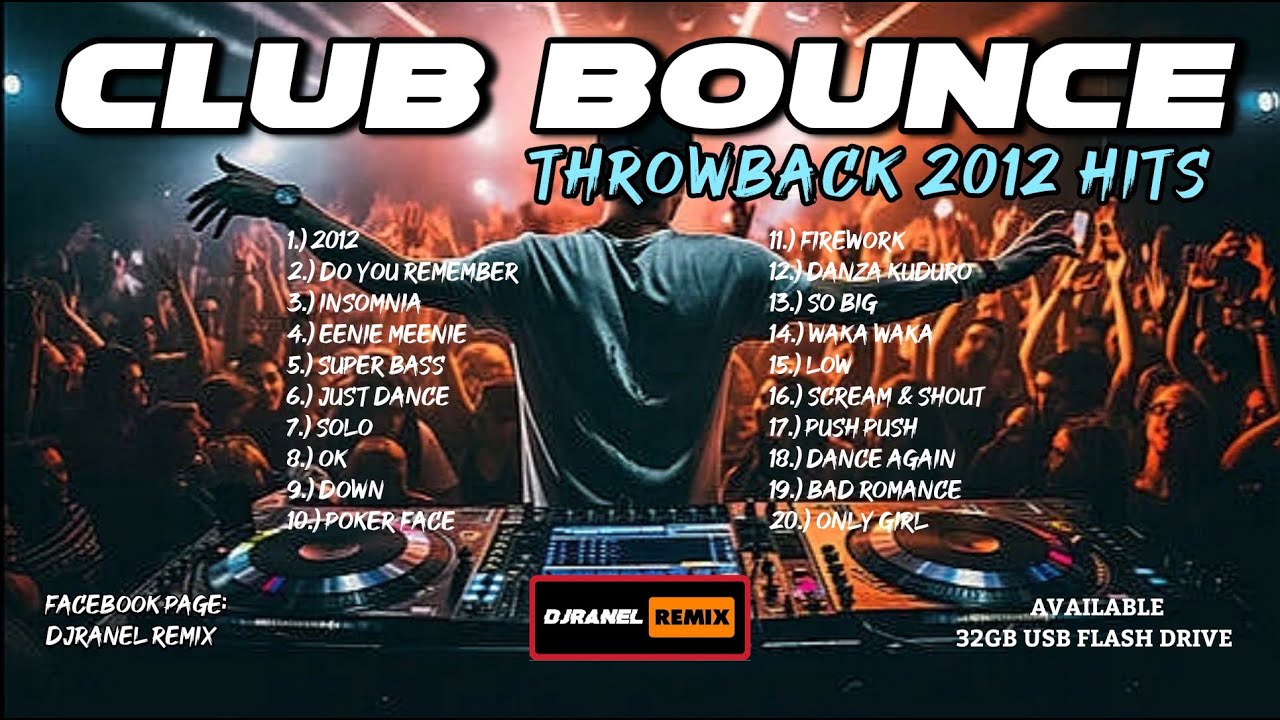 CLUB BOUNCE MIX | THROWBACK 2012 HITS | DJRANEL REMIX